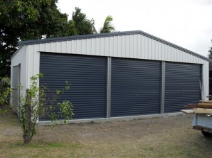 Triple Garage - Busselton Sheds Plus